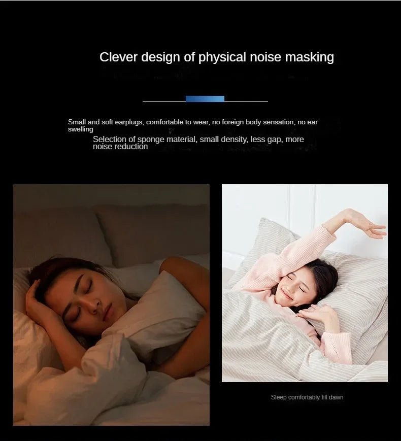 Noise-cancelling Sponge Earplugs Mute Sleep Soundproof Earplugs Separate Assembly Waterproof Silicone Earplugs Security