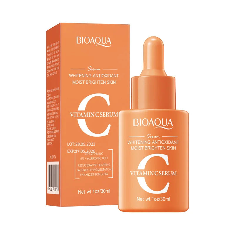 BIOAQUA Vitamin C Retinol Hyaluronic Acid Serum – Moisturizing, Brightening & Firming Facial Essence