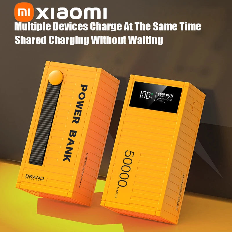 Xiaomi 50000mAh Large Capacity Portable Charging Power Bank With 6 Interfaces Supporting 120W Fast Charging Suitable For iPhone
