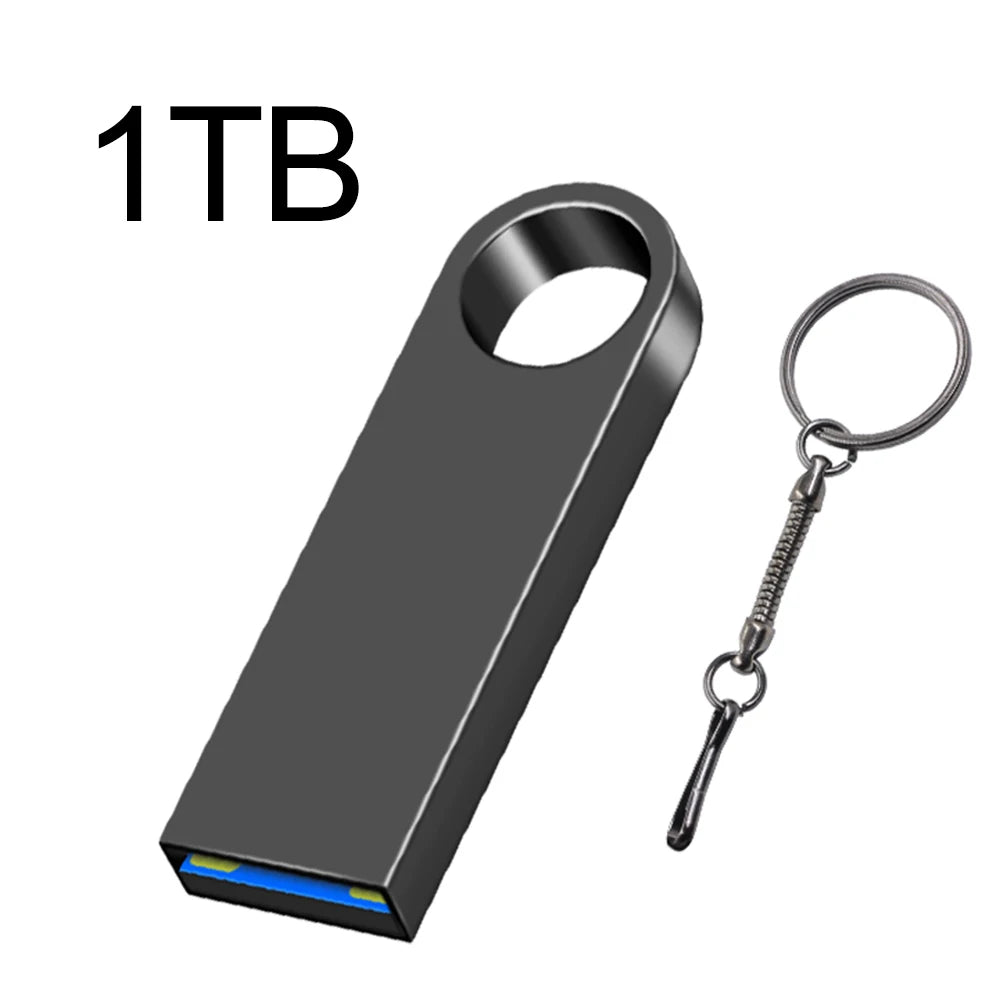 Metal USB 3.0 Flash Drive 2TB – High-Speed Pendrive for Laptop, PC, Xiaomi & MIJIA Devices