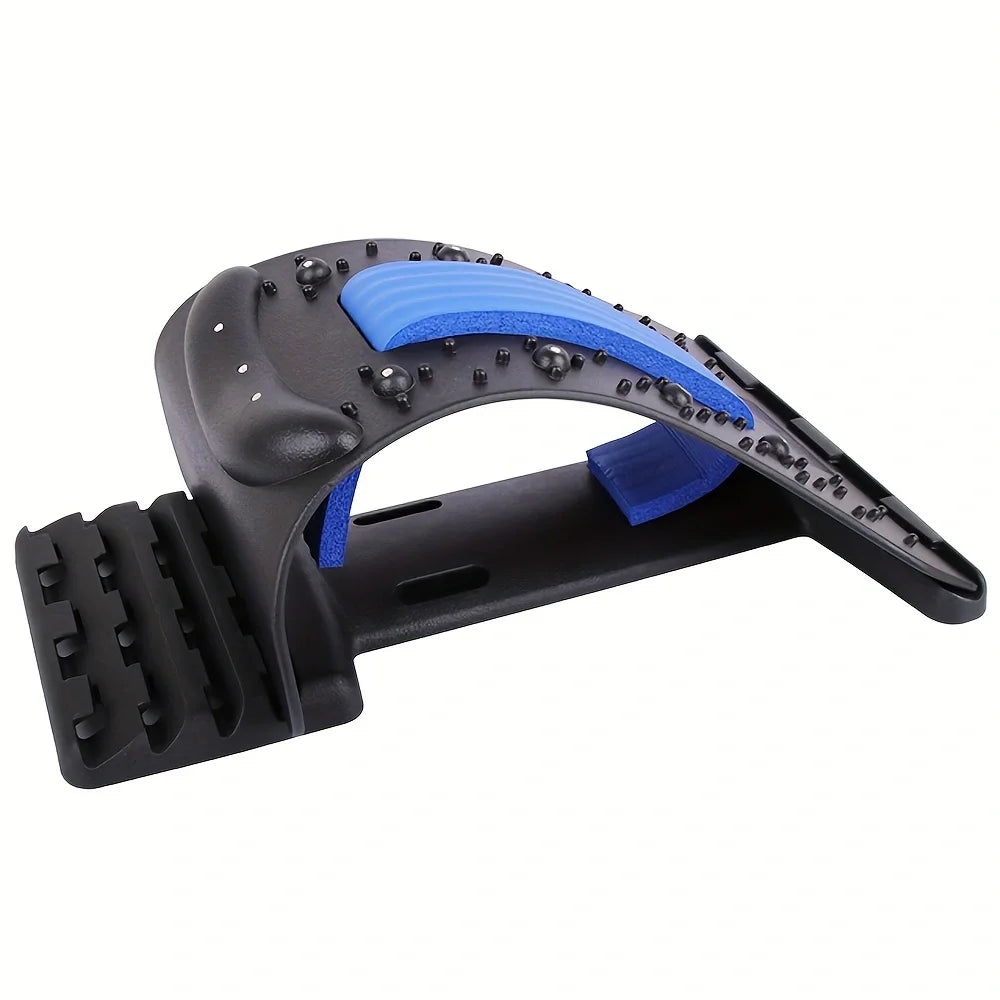 Adjustable 4-Level Back Stretcher & Lumbar Spine Massager