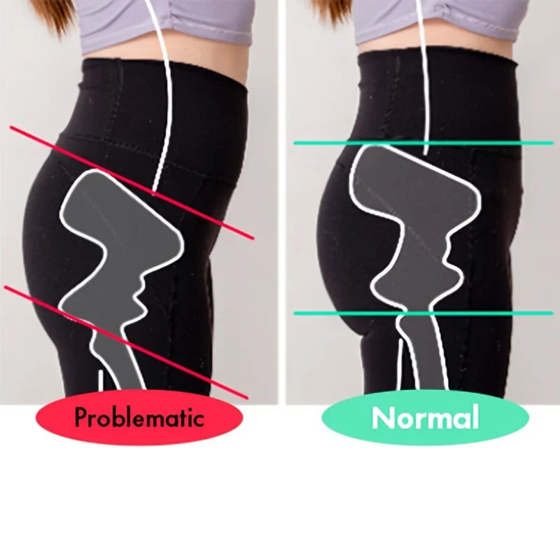 Deep Tissue Psoas Muscle Massager – Ergonomic Black PU Foam Roller for Hip, Back & Thigh Relief
