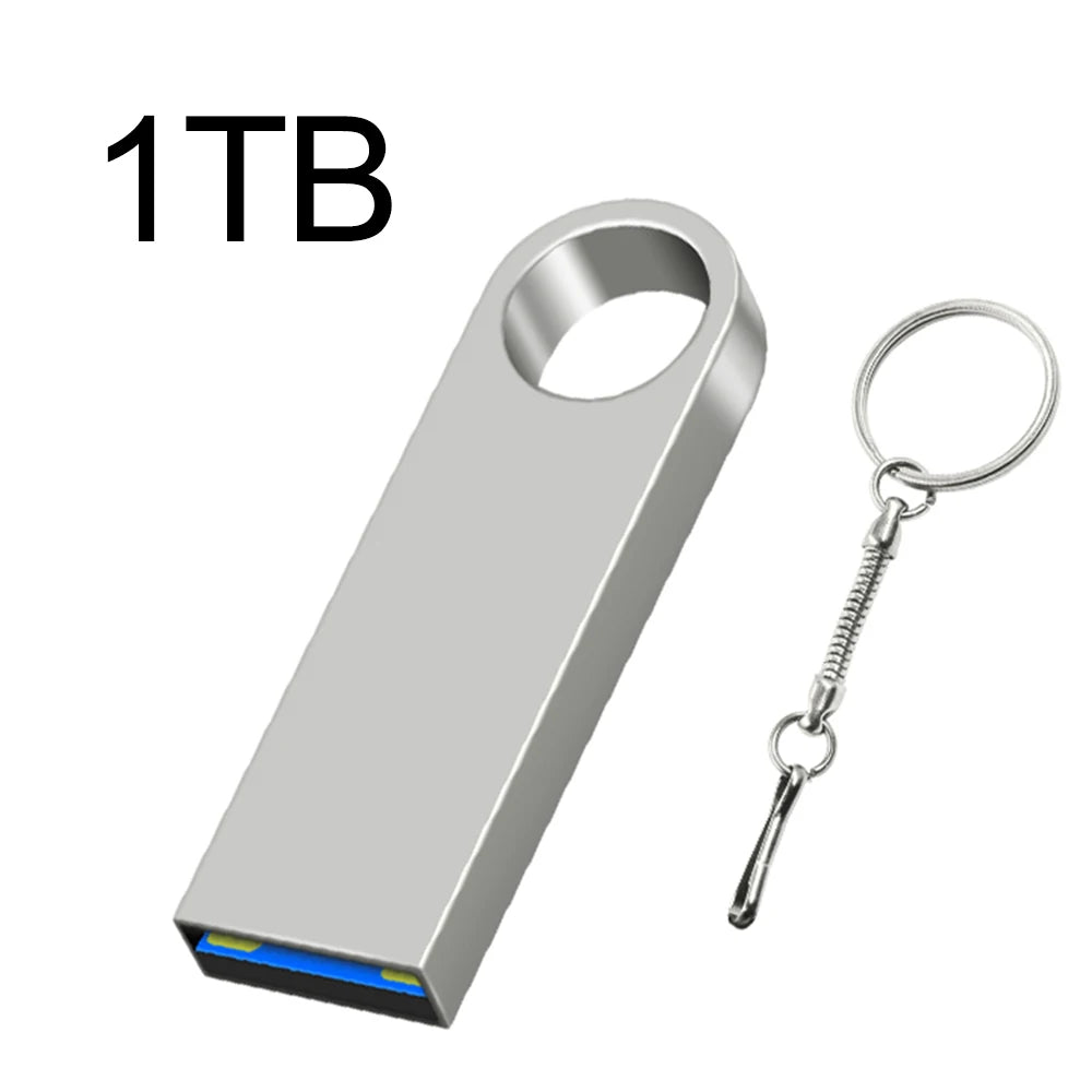 Metal USB 3.0 Flash Drive 2TB – High-Speed Pendrive for Laptop, PC, Xiaomi & MIJIA Devices