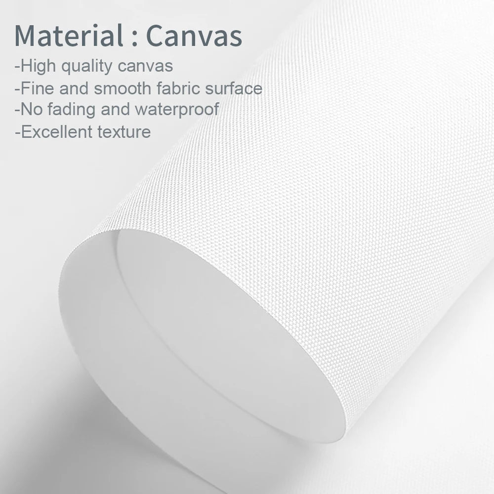 1/3pcs Frameless Nordic Peony Canvas – Modern Floral Wall Art for Home Décor