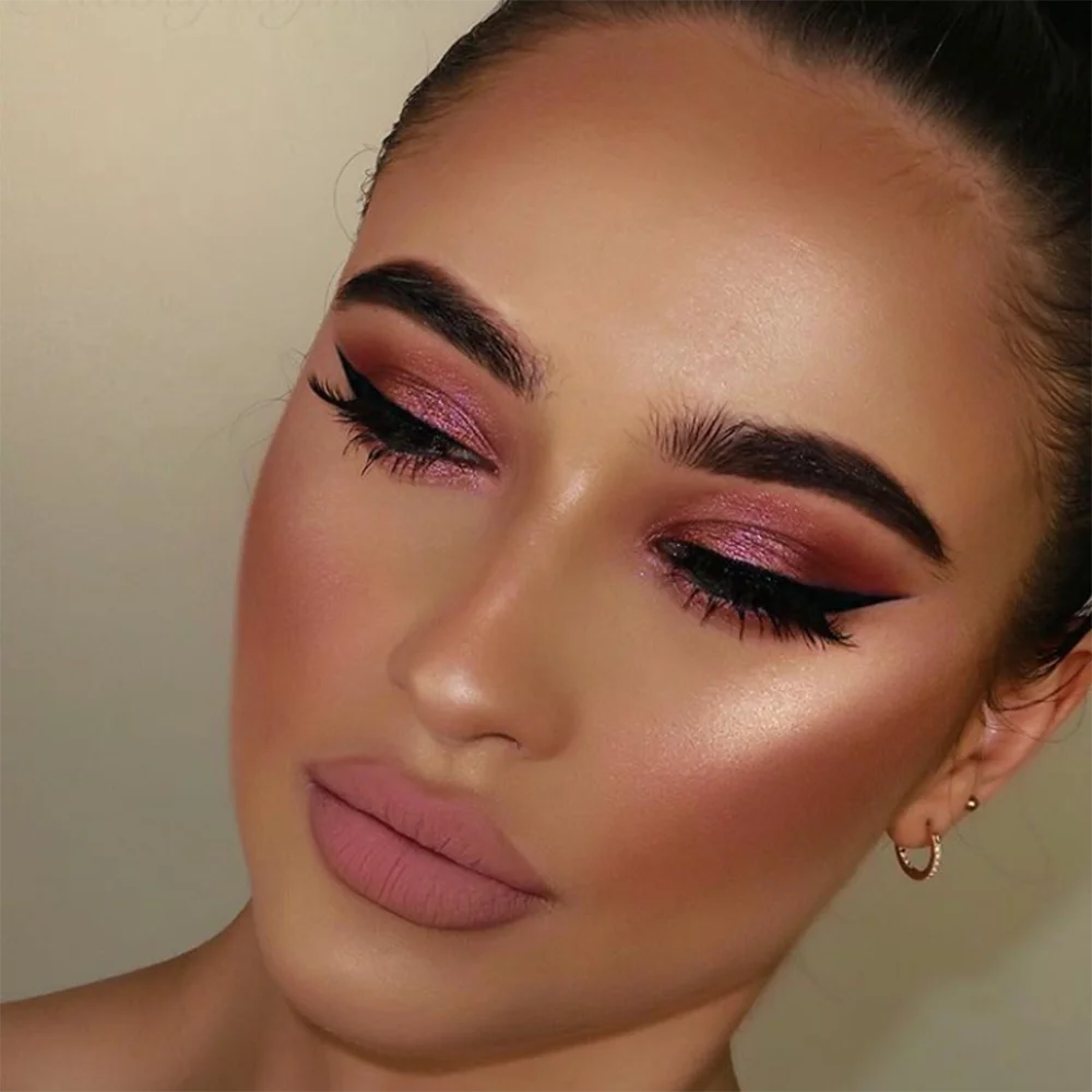 Huda Naughty Nudes Eyeshadow Palette – 18 Color Shimmer, Matte & Metallic, Waterproof Long-Lasting Nude Pigments
