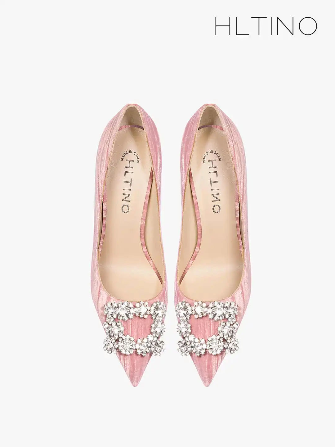 2025 Pink Luxury Pointed Toe Pumps – Elegant High Heels for Women