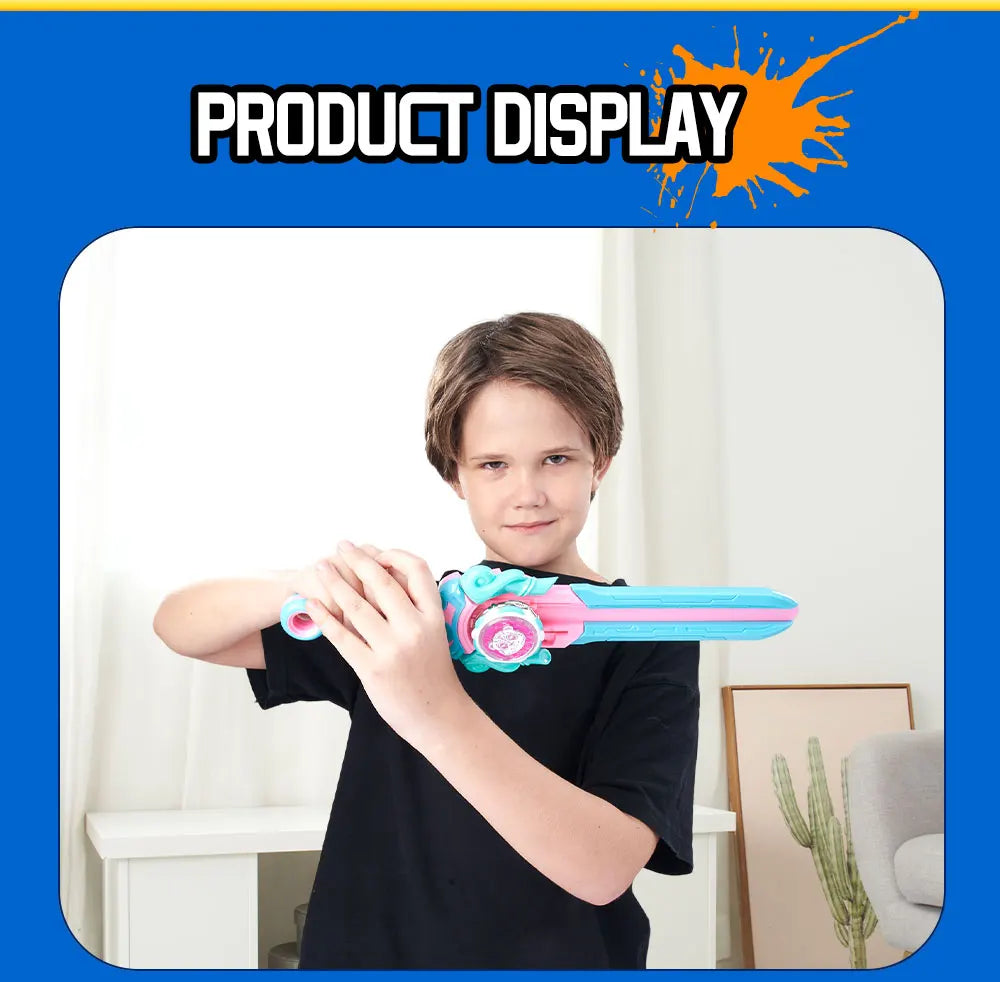 Infinity Nado 6 Power Pack – Metal Spinning Top with Sword Launcher for Kids