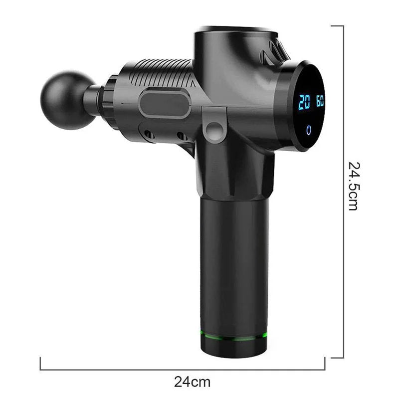 Fascial Massage Gun – Electric Percussion Pistol Massager for Deep Tissue, Muscle Relaxation, Neck & Back Pain Relief