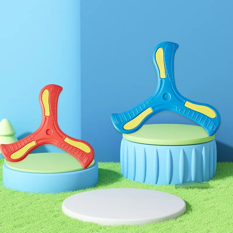 Children’s Soft Boomerang – Three-Leaf Cross Flying Disc Outdoor Toy