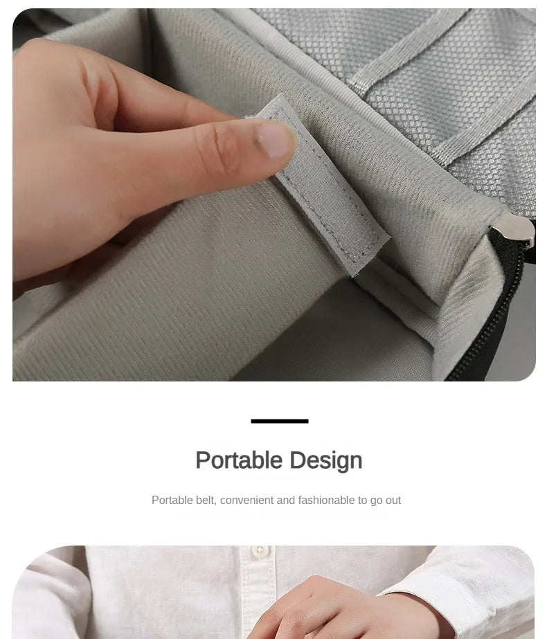 Cable Storage Bag Waterproof Digital Electronic Organizer Portable USB Data Line Charger Plug Storage Bag Travel Cable Organizer