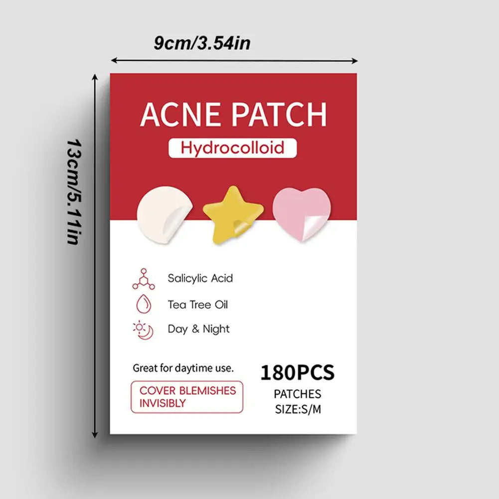 360pcs Invisible Pimple Patches – Anti-Acne Hydrocolloid Spot Stickers for Fast Healing