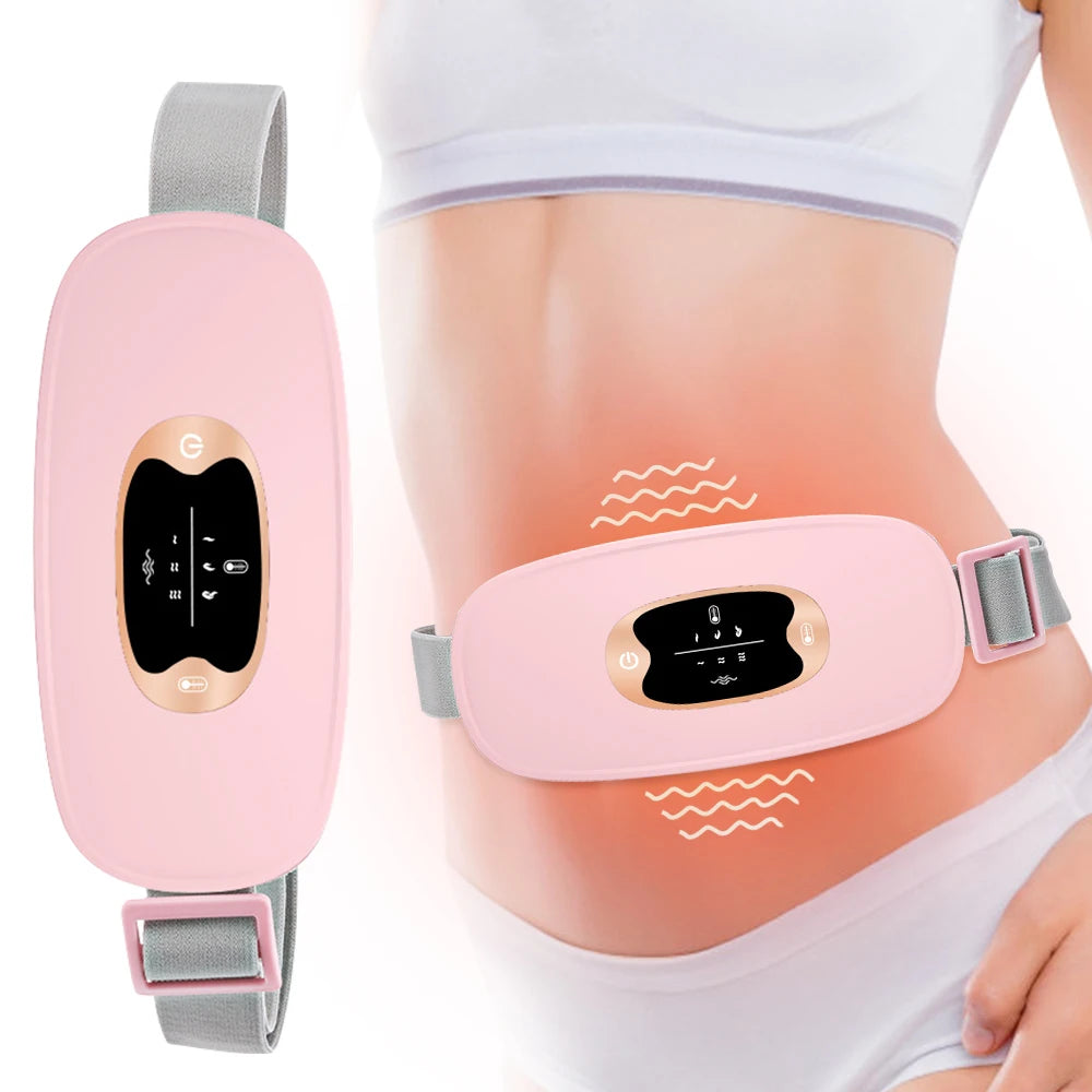 Rechargeable Heated Menstrual Waist Massager for Women