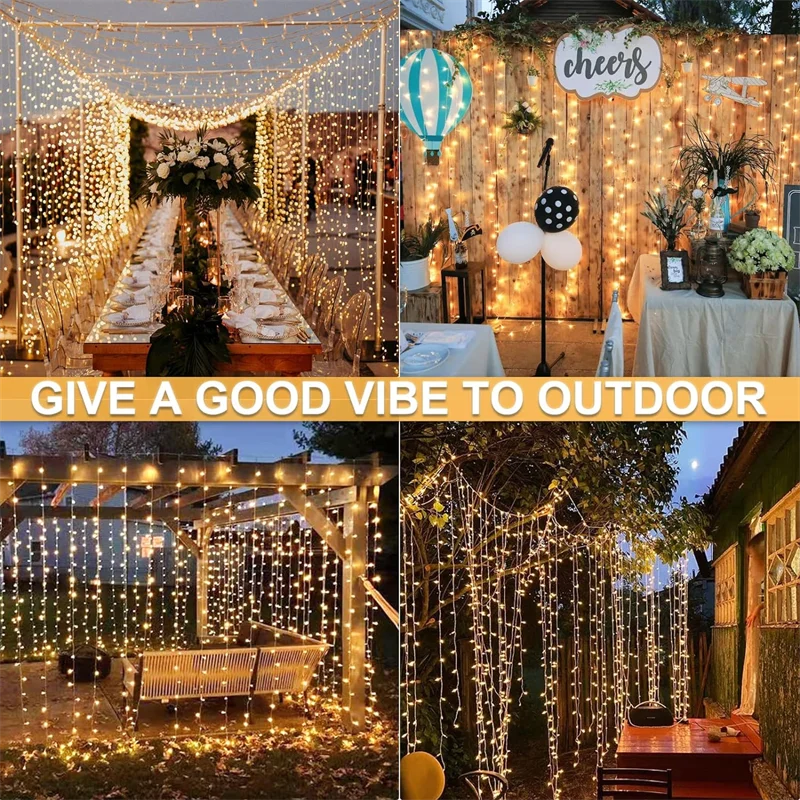 100M LED String Lights – Waterproof Fairy Garland for Wedding, Outdoor, Party & Christmas Decor