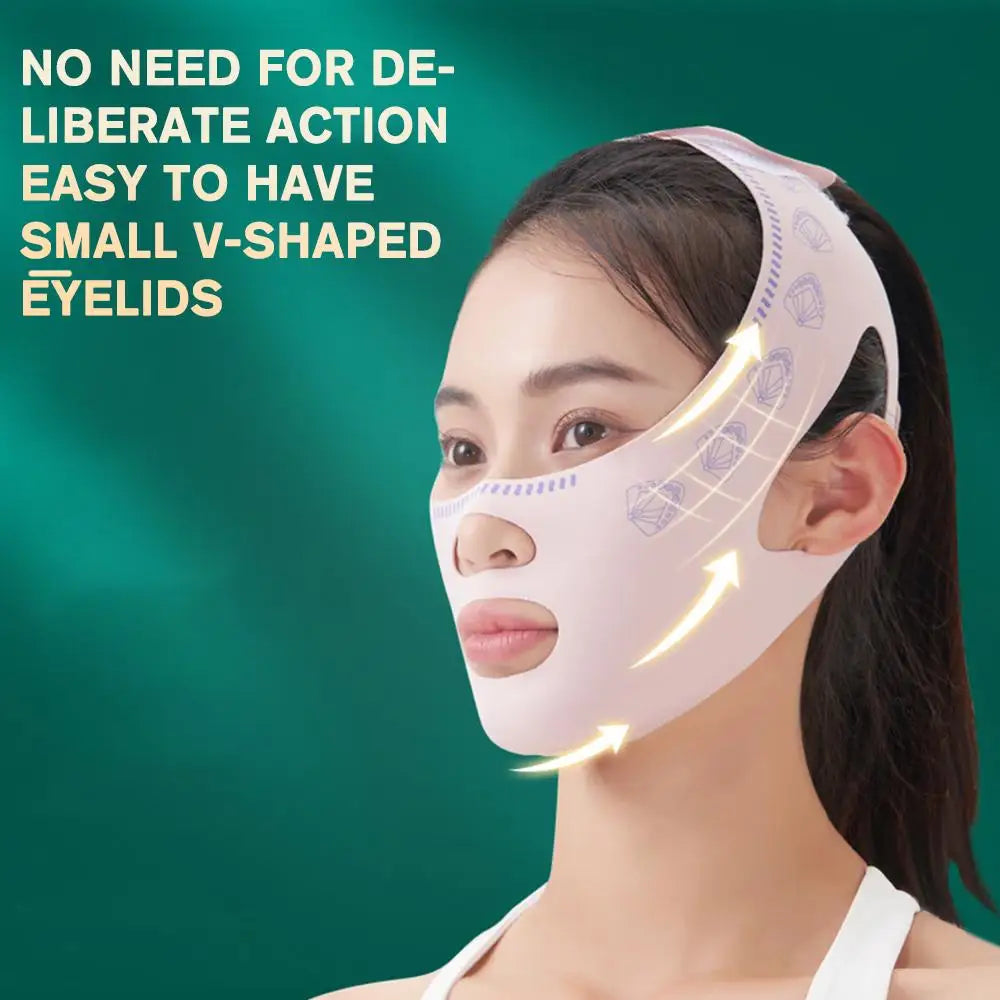 V Line Face Lifting Mask – Chin & Cheek Slimming Bandage for Anti-Wrinkle & Firming