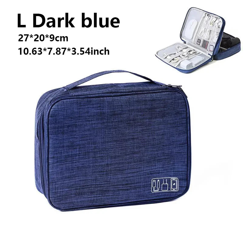 Cable Storage Bag Waterproof Digital Electronic Accessories Organizer Portable Travel Cable Organizer Case for cable Charger