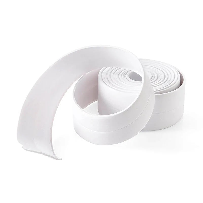 Waterproof Sealing Tape Strips PVC Self Adhesive Wall Sticker for Bathroom Shower Bath Seal Caulk Strip Kitchen Sink Mold Proof