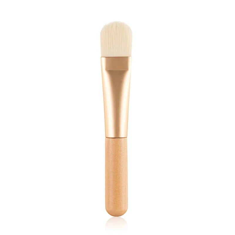 Flat Face Mask Brush – Soft Hair Applicator for Facial Cleansing, Foundation & Concealer