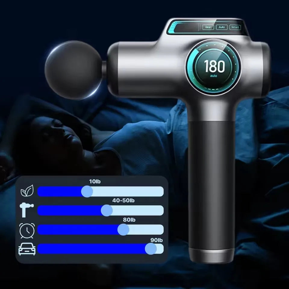 99-Speed Professional Muscle Massage Gun – Deep Tissue Percussion Massager for Back, Neck & Full Body Pain Relief