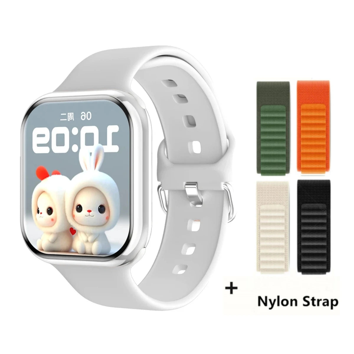 New 2025 Apple GPS Watch 10 – AMOLED Smartwatch with NFC, Bluetooth Calling, Music Memory & Waterproof Fitness Tracker