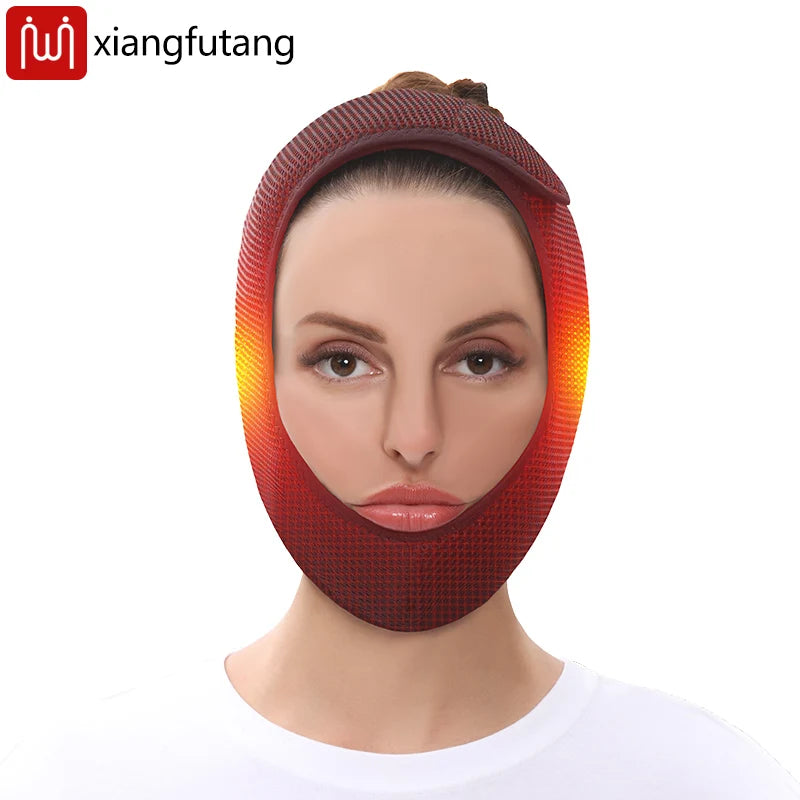 Face Heating Wrap for TMJ Relief – USB Electric Jaw Heating Pad with Adjustable Heat & Timer