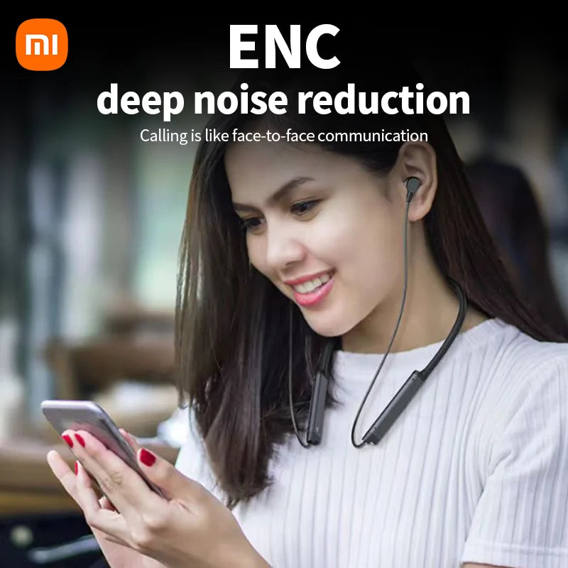 Xiaomi MijiaI BS09 ENC Bluetooth 5.3 Neckband Earphones – HiFi Stereo Wireless Sport Headphones