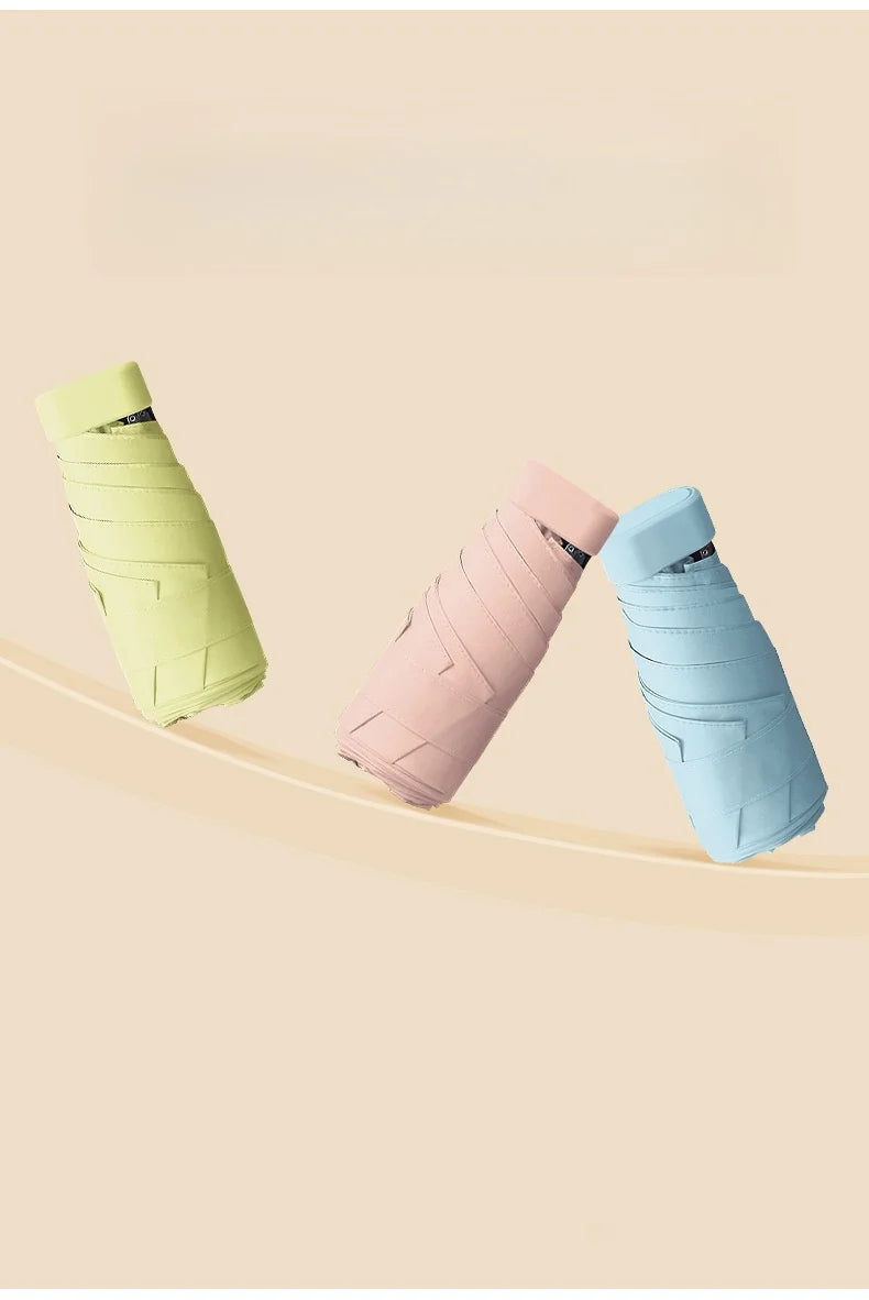 Mini Sun Umbrella – UV Resistant & Protective for Rain or Shine