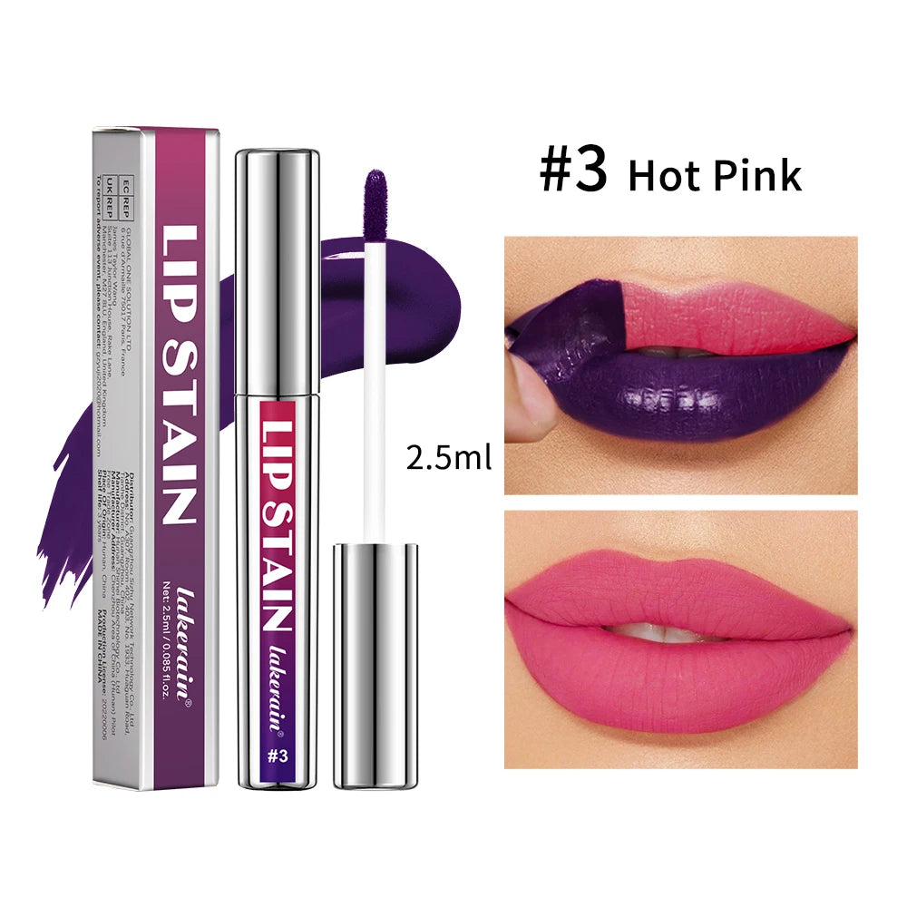 Long Lasting Korean Matte Lip Ink – Waterproof Peel Off Lip Tint, Liquid Lipstick
