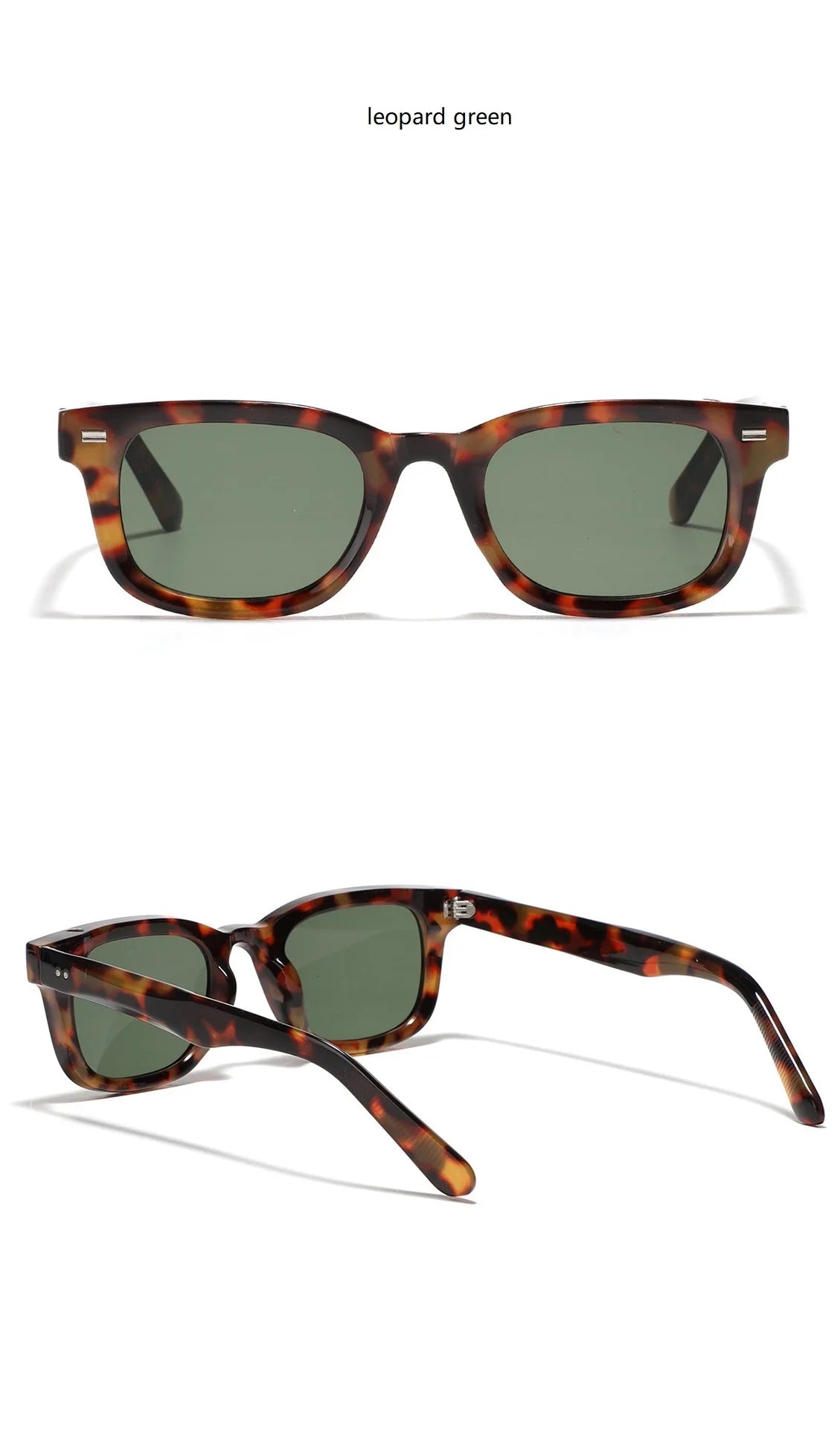 Retro Square Sunglasses – UV400 Fashion Eyewear for Men & Women