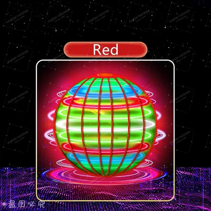 Flying LED Cosmic Globe – Hand-Controlled Rotating Suspension Ball Toy for Kids