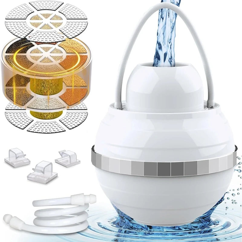 Tub Filter For Bathtub Bath Filter For Tub Bathtub Water Filter 8-Layer Filtration Making Skin And Hair Healthier