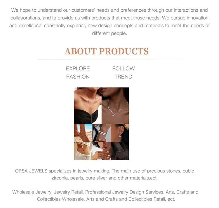 ORSA JEWELS 925 Sterling Silver Solitaire Cubic Zirconia Pendant Necklace – Classic Dainty Jewelry for Women