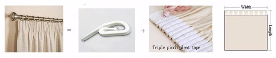 310cm Custom Blackout Cotton Linen Curtains – 80% Thickened Luxury Window Drapes