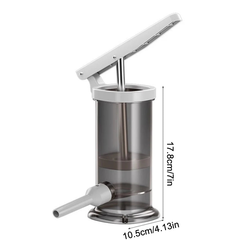 Manual Sausage Maker with 4 Stuffing Pipes – Heavy-Duty Meat Stuffer