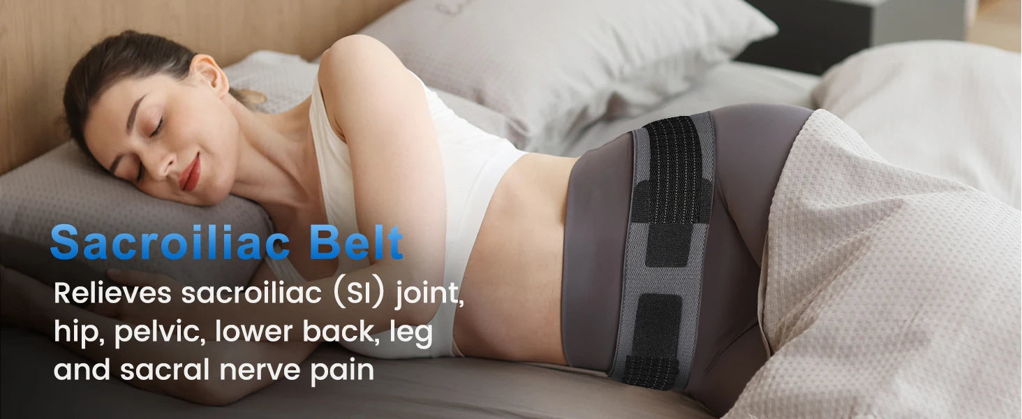 VELPEAU SI Joint Hip Belt for Lower Back Pain & Postpartum Recovery