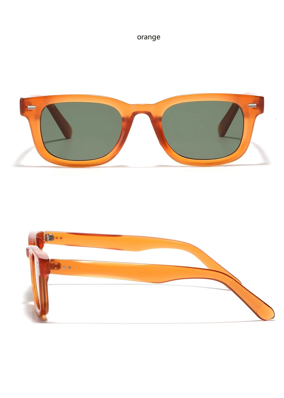 Retro Square Sunglasses – UV400 Fashion Eyewear for Men & Women