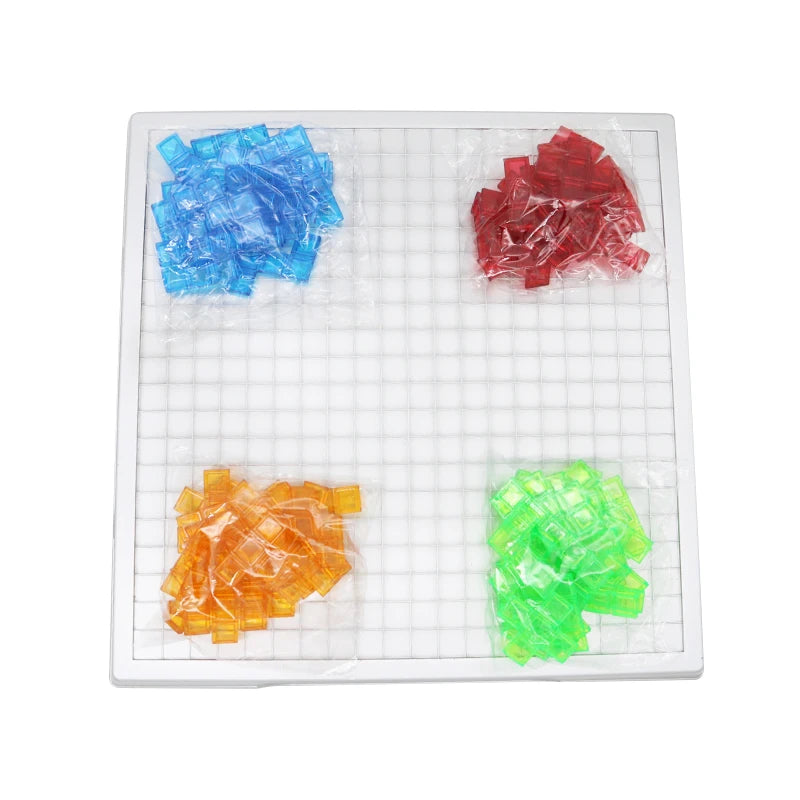 Novelty Puzzle Chess & Blokus Game – Fun Strategy Board for Kids & Family