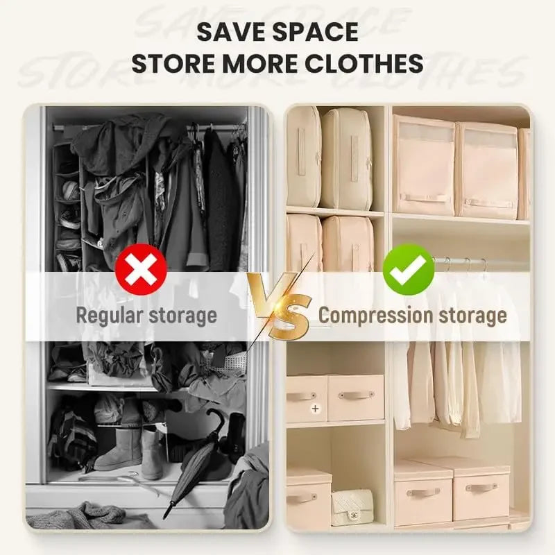 New Self Compression Organizer Duvet Storage Bag Large Capacity Self Compression Moving Organizer Bags Heavy Duty Moving Bags