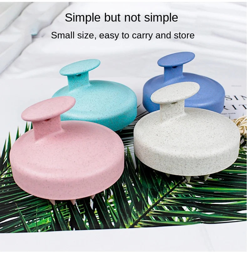 Soft Scalp Massage & Cleansing Brush – Wet & Dry Hair Care Brush for Deep Scalp Conditioning & Relaxation