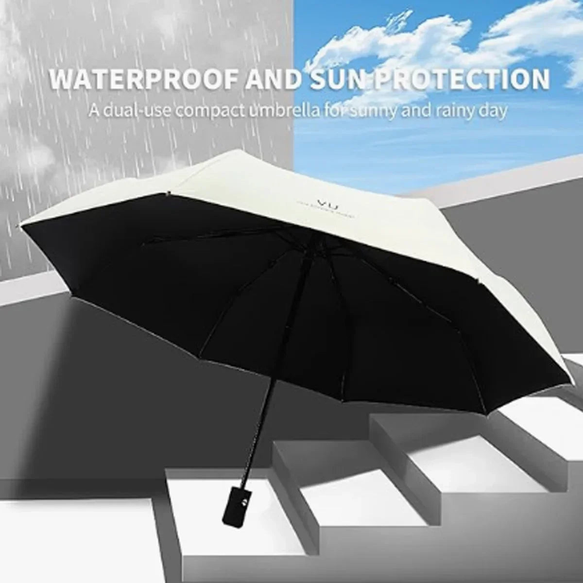Fully Automatic Travel & Camping Sunscreen Umbrella – Women’s Sun & Rain Umbrella