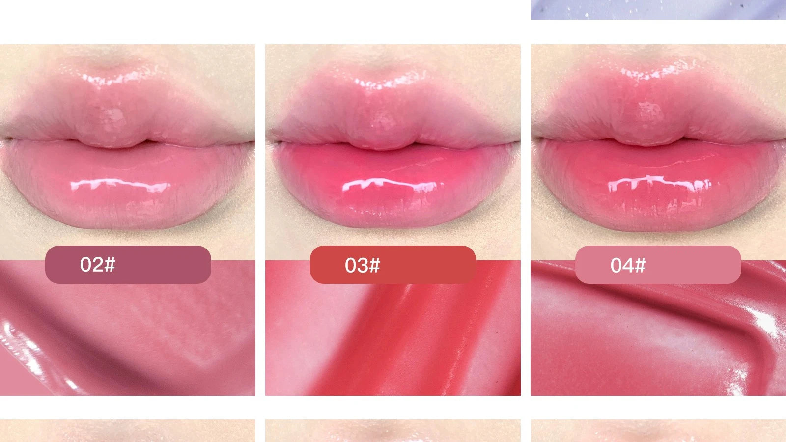 FLORTTE 10-Color Lip Palette – Glossy, Moisturizing & Pigmented Lip Gloss & Lipstick Set