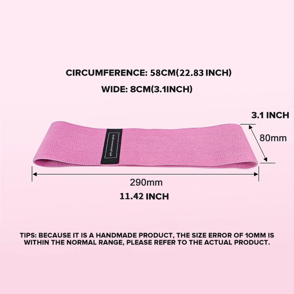 Women’s Resistance Band Set – 3-Level Stretch Bands for Yoga, Squats & Glute Workouts