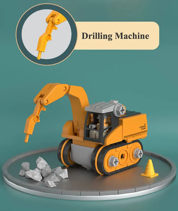 Kids Electric Drill Tool Toy – Educational Engineering & Assembly Set for Boys