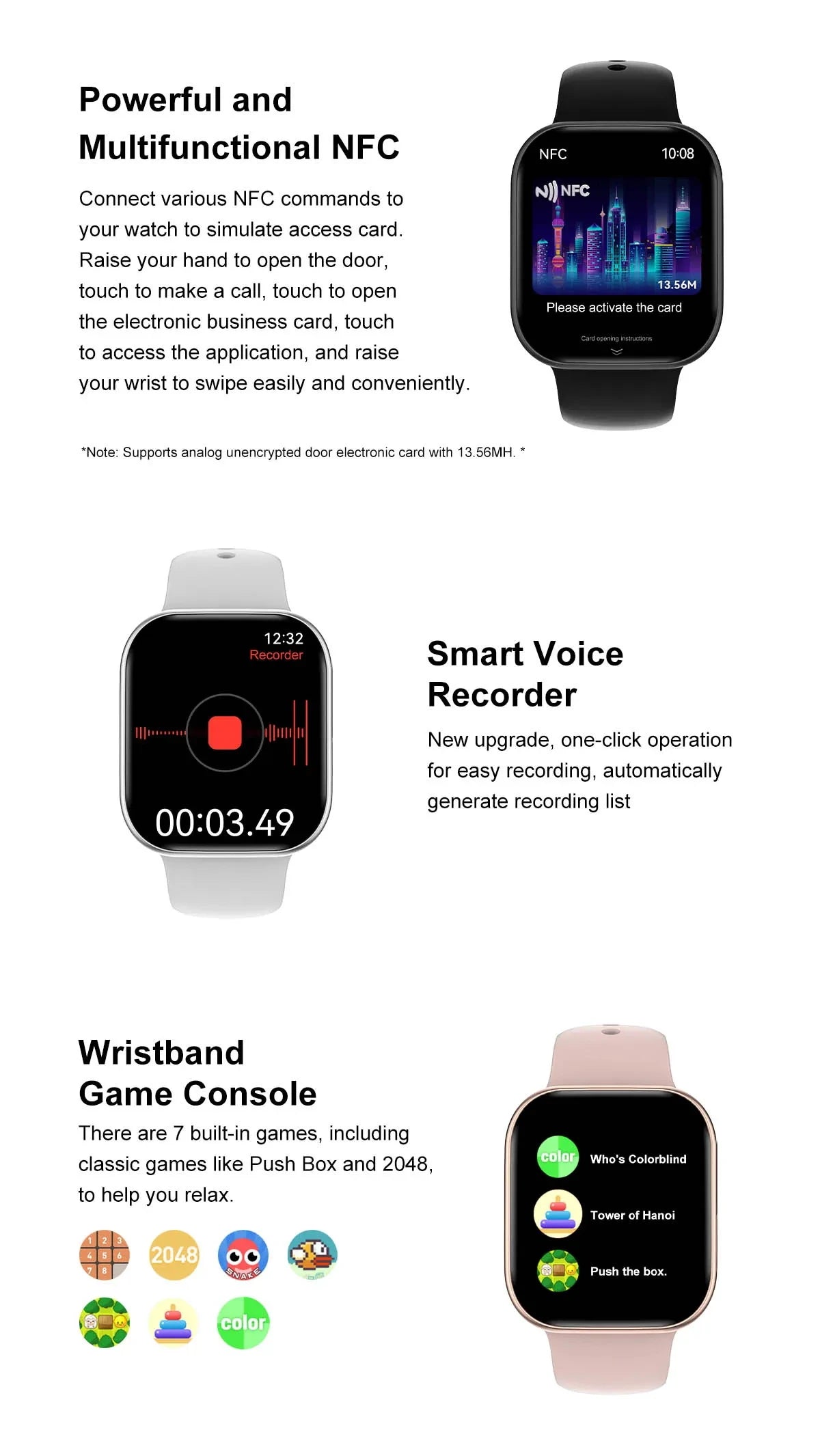 New 2025 Apple GPS Watch 10 – AMOLED Smartwatch with NFC, Bluetooth Calling, Music Memory & Waterproof Fitness Tracker