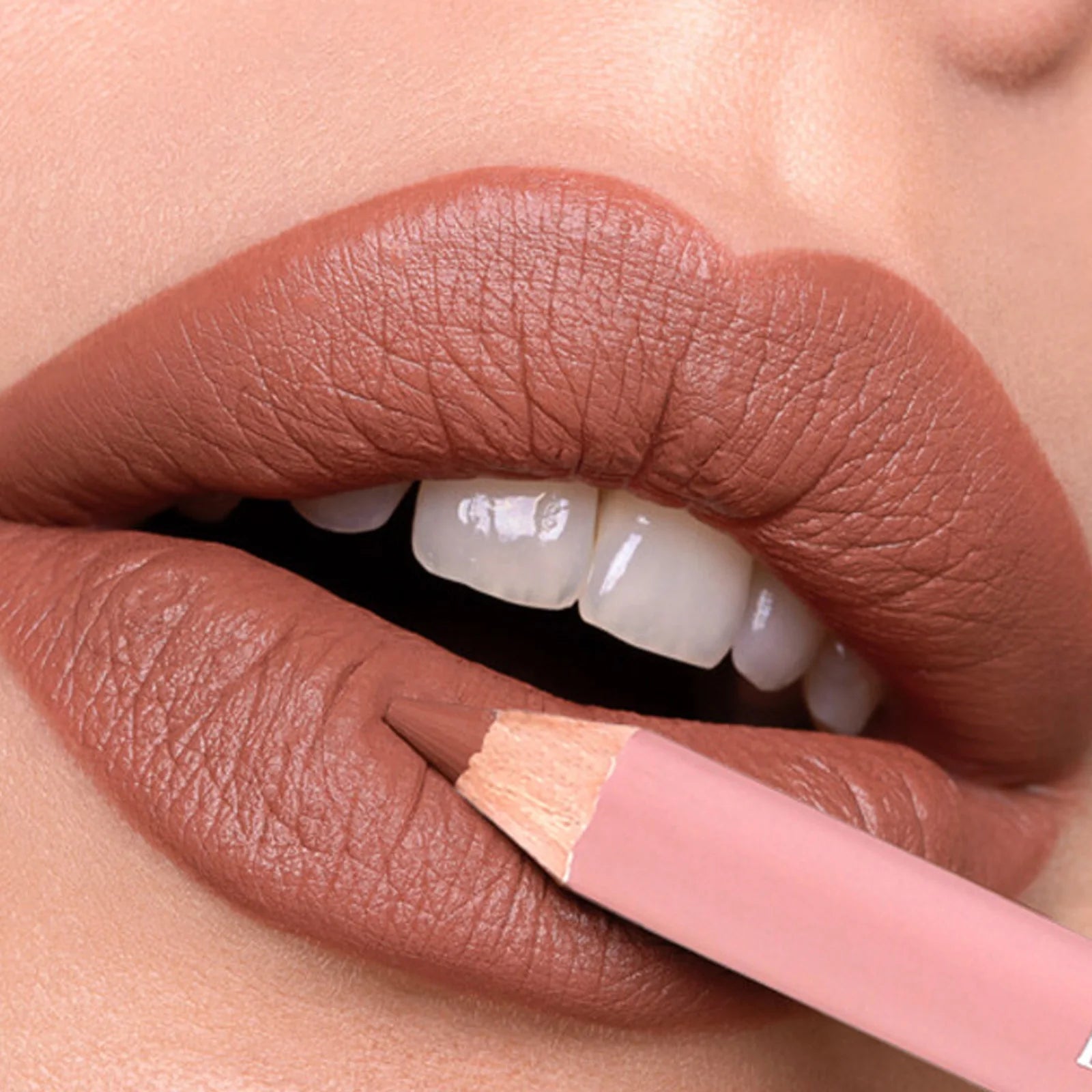 12-Color Matte Lipliner Pencil – Waterproof, Plumping & Long-Lasting Lip Contour Makeup
