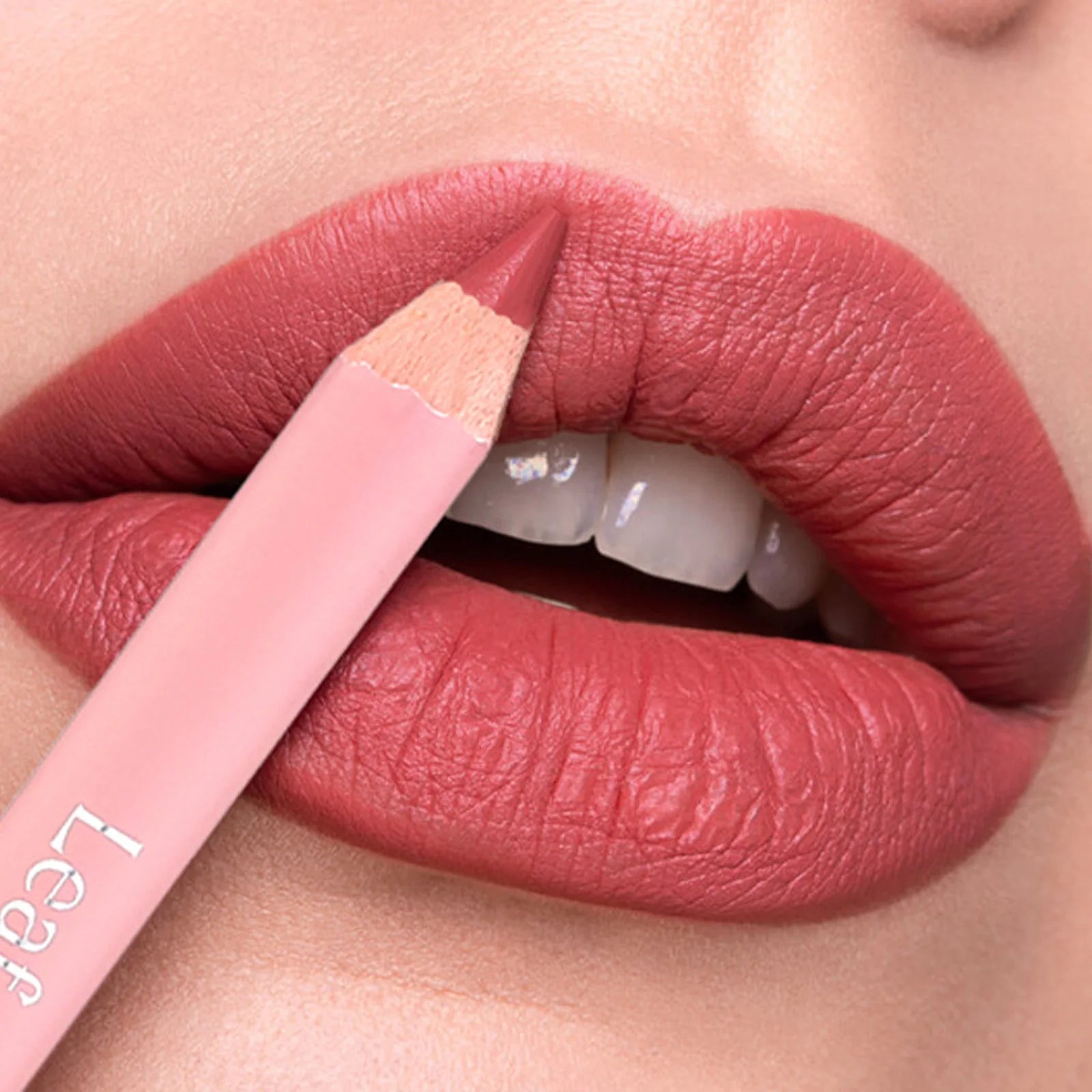12-Color Matte Lipliner Pencil – Waterproof, Plumping & Long-Lasting Lip Contour Makeup