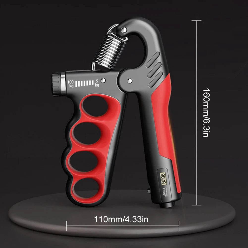 Adjustable 5–100KG Grip Strength Trainer – Hand Gripper Wrist Expander for Fitness, Muscle Recovery & Arm Training