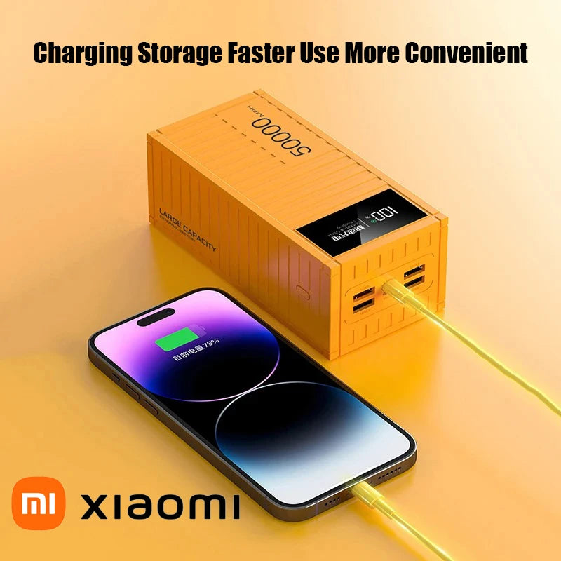 Xiaomi 50000mAh Portable Power Bank – 120W Fast Charging with 6 Interfaces for iPhone