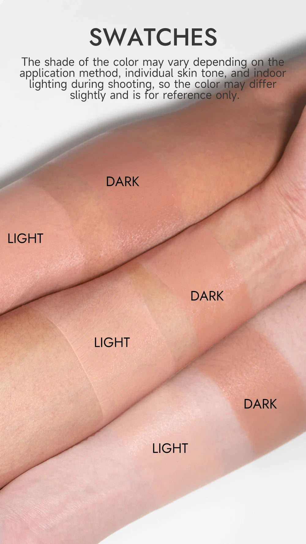 2-Color Brightening CC Cream with Puff – Even Skin Tone & Conceal Pores, Women’s Makeup Cosmetics
