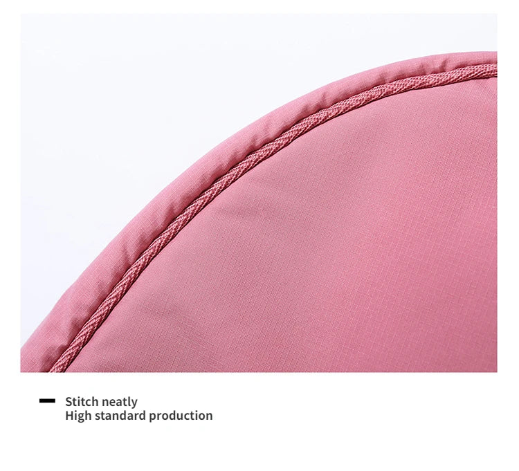 Solid Color Women’s Nylon Shoulder Bag – Portable Padded Crossbody Messenger Travel Handbag