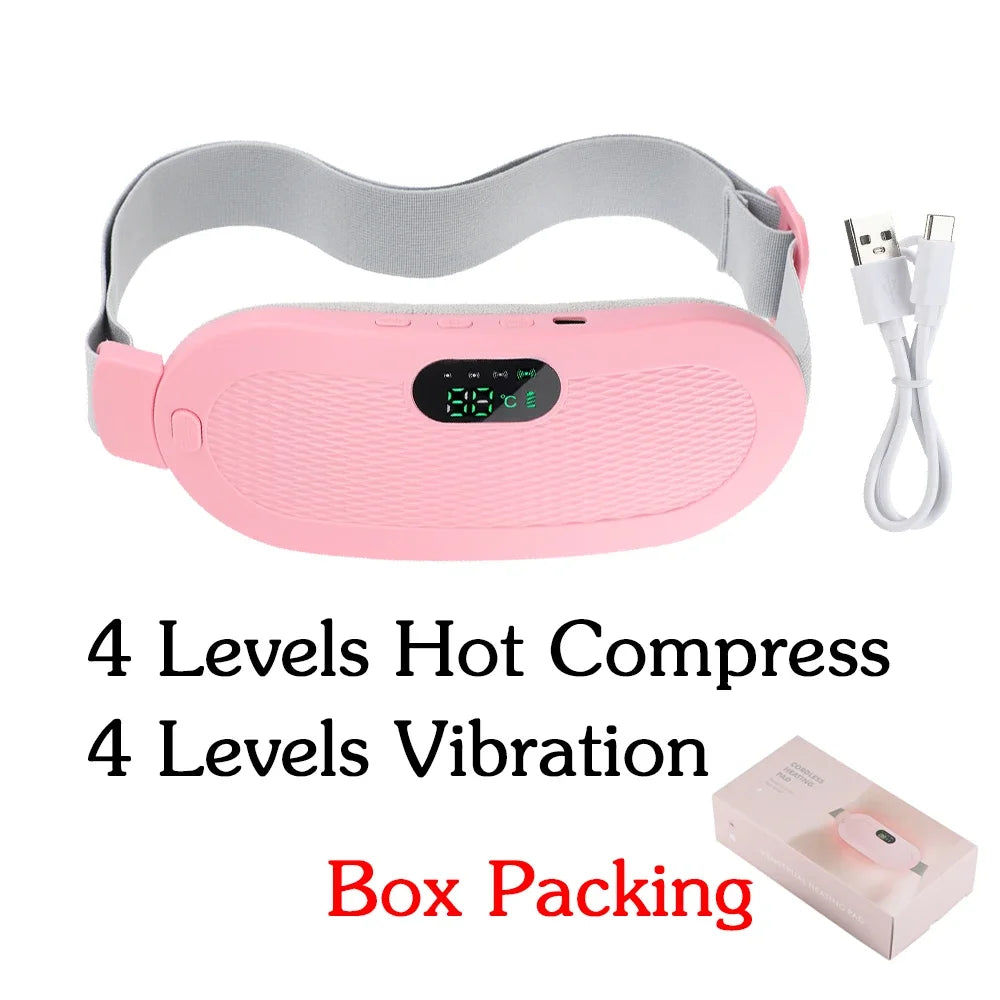Rechargeable Heated Menstrual Waist Massager for Women